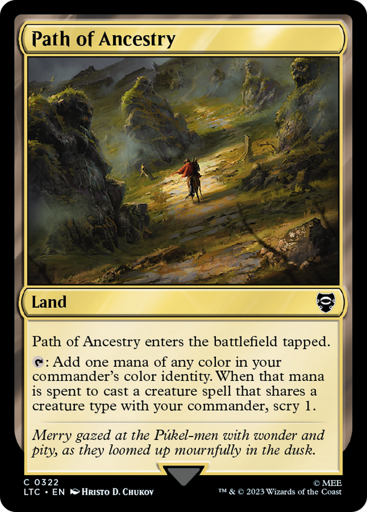 Path of Ancestry [The Lord of the Rings: Tales of Middle-Earth Commander] Magic: The Gathering