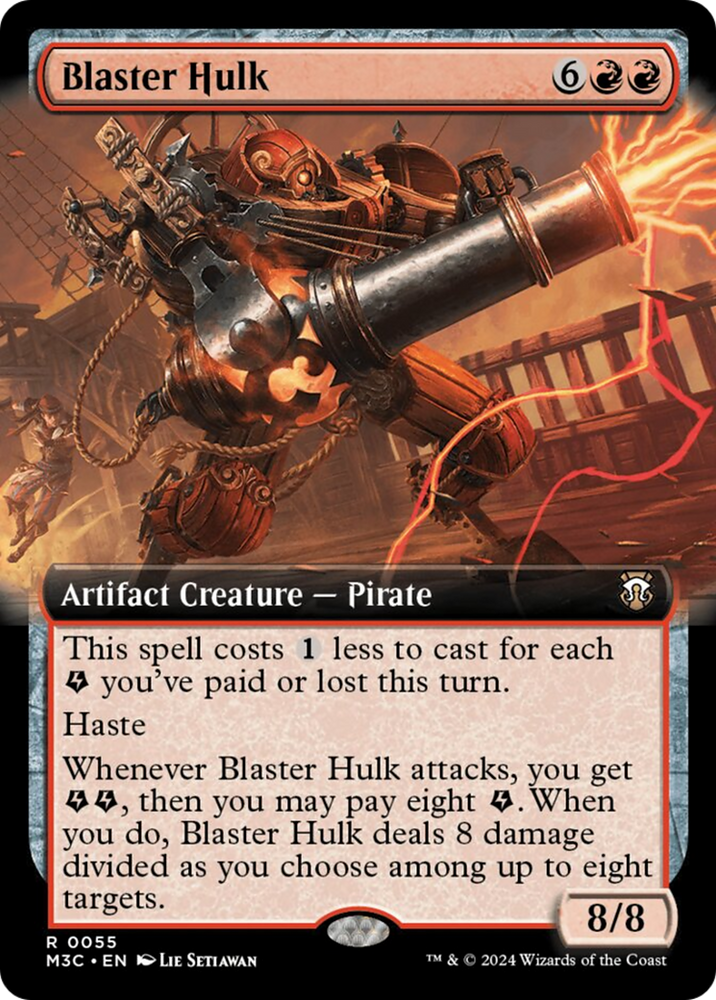 Blaster Hulk (Extended Art) [Modern Horizons 3 Commander] Magic: The Gathering