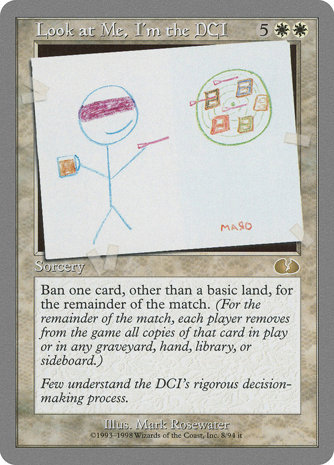 Look at Me, I'm the DCI [Unglued] Magic: The Gathering