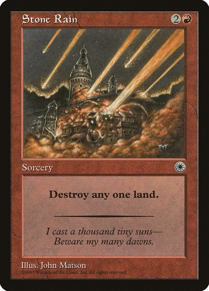 Stone Rain [Portal] Magic: The Gathering