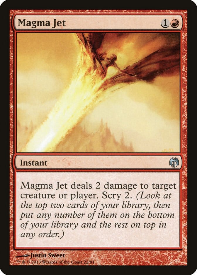 Magma Jet [Duel Decks: Heroes vs. Monsters] Magic: The Gathering