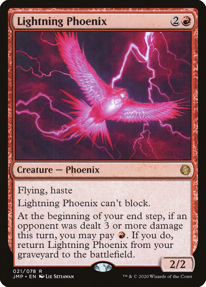 Lightning Phoenix [Jumpstart] Magic: The Gathering
