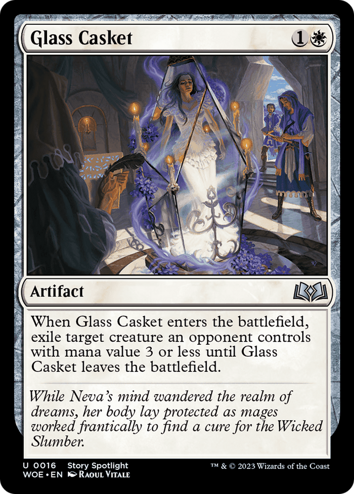 Glass Casket [Wilds of Eldraine] Magic: The Gathering