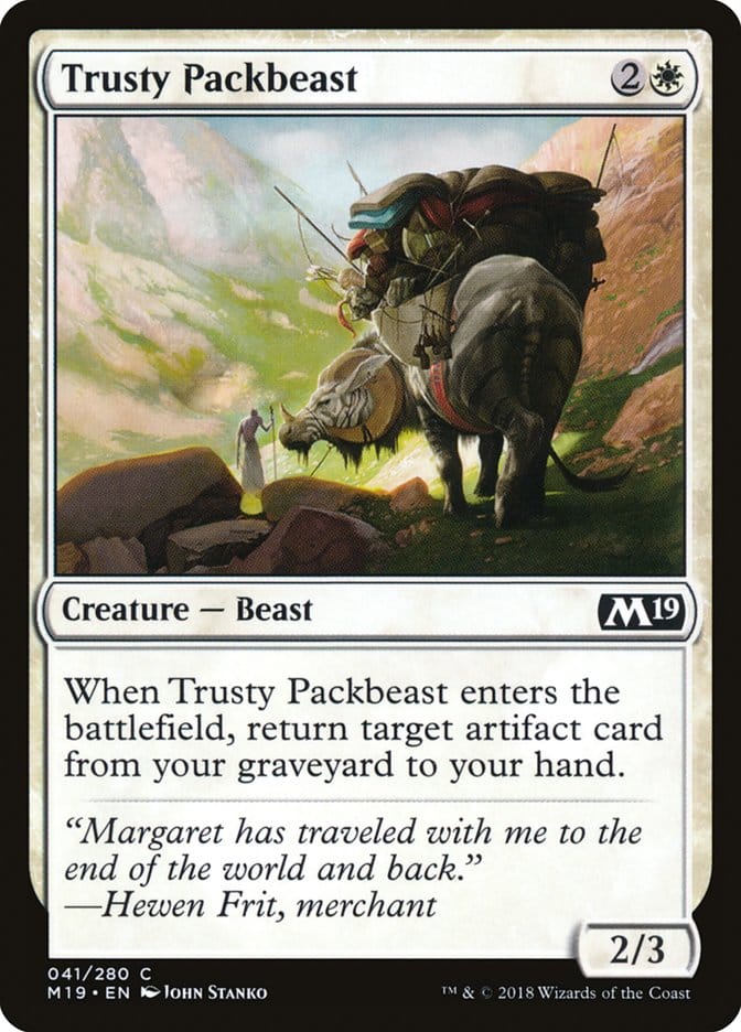 Trusty Packbeast [Core Set 2019] Magic: The Gathering
