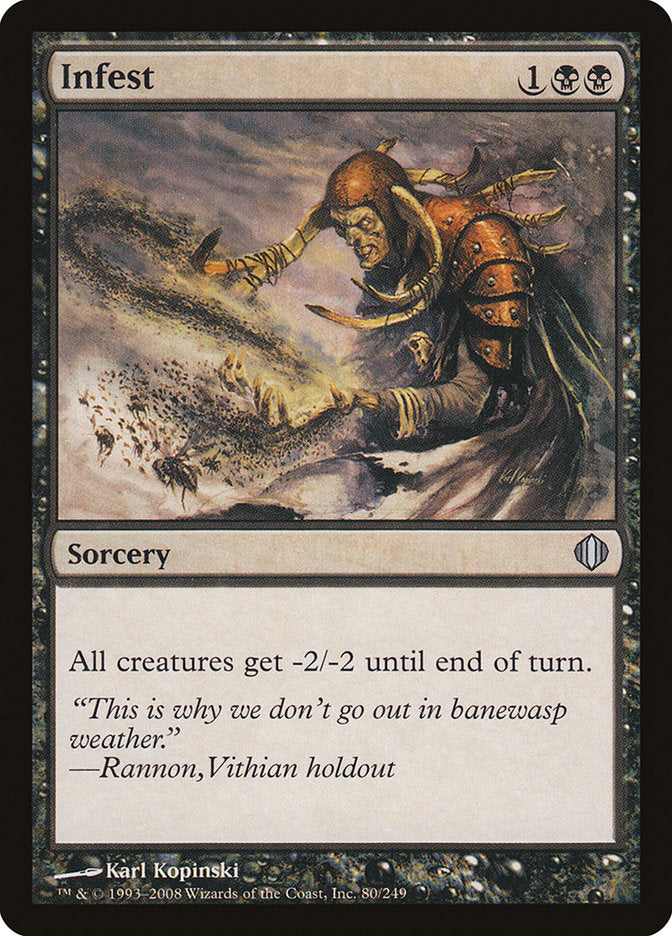 Infest [Shards of Alara] Magic: The Gathering