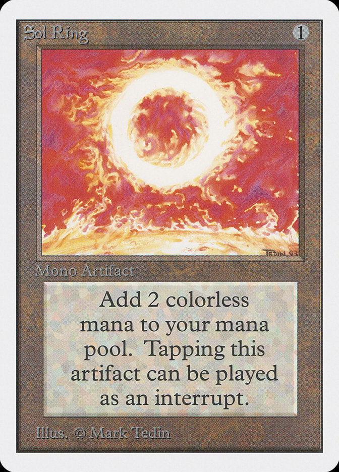 Sol Ring [Unlimited Edition] Magic: The Gathering