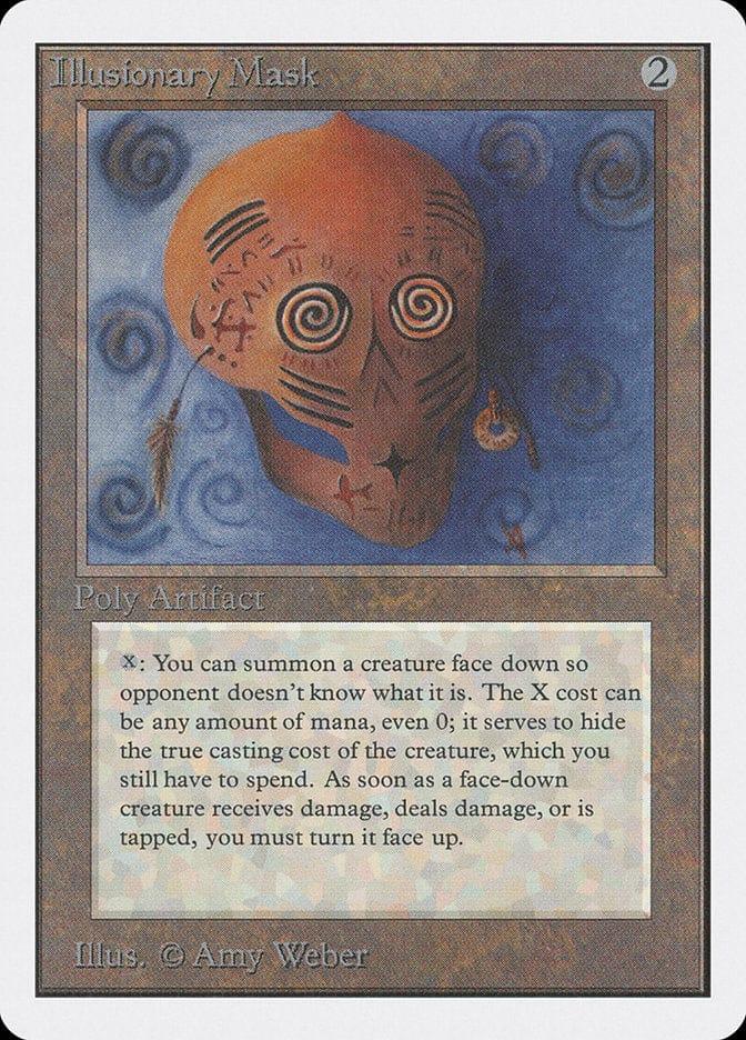 Illusionary Mask [Unlimited Edition] Magic: The Gathering