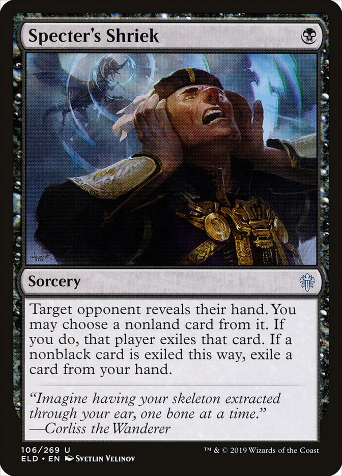 Specter's Shriek [Throne of Eldraine] Magic: The Gathering