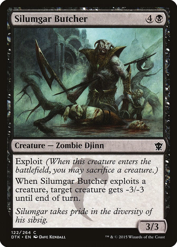 Silumgar Butcher [Dragons of Tarkir] Magic: The Gathering