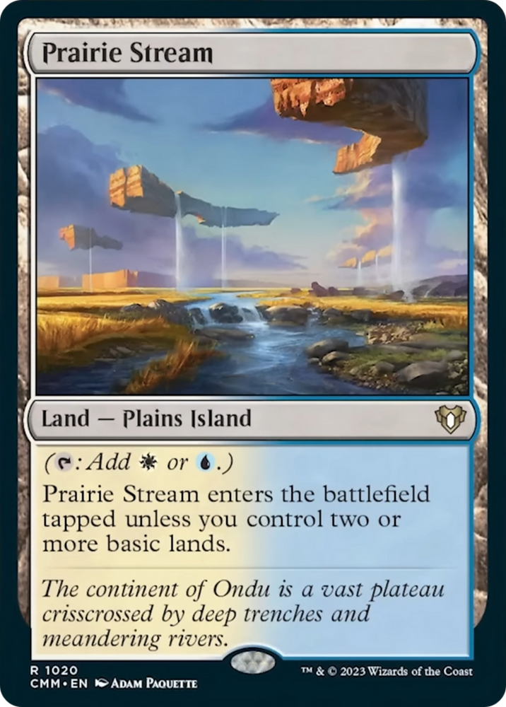 Prairie Stream [Commander Masters] Magic: The Gathering