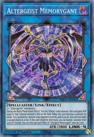 Altergeist Memorygant [BROL-EN045] Secret Rare - Yugioh Cards For Your TCG Needs!