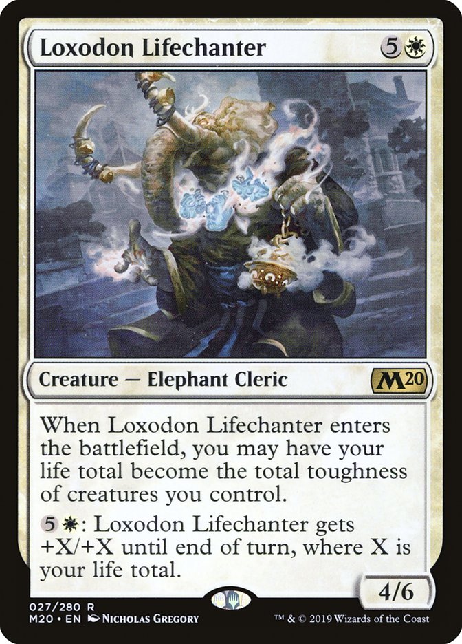 Loxodon Lifechanter [Core Set 2020] Magic: The Gathering