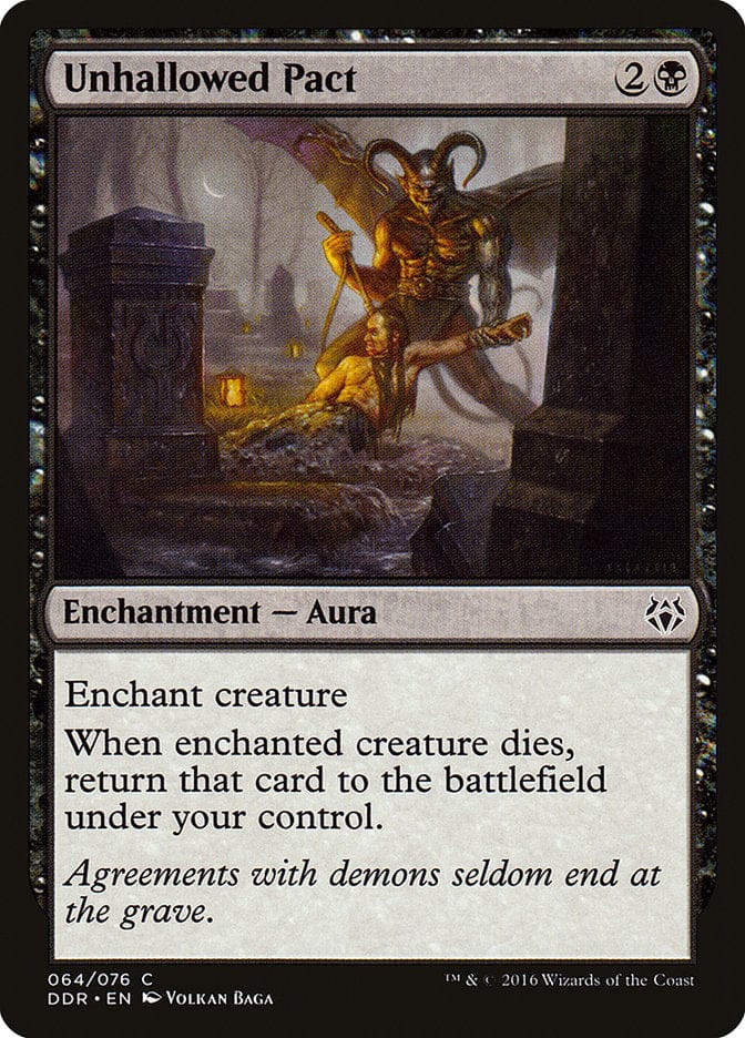 Unhallowed Pact [Duel Decks: Nissa vs. Ob Nixilis] Magic: The Gathering