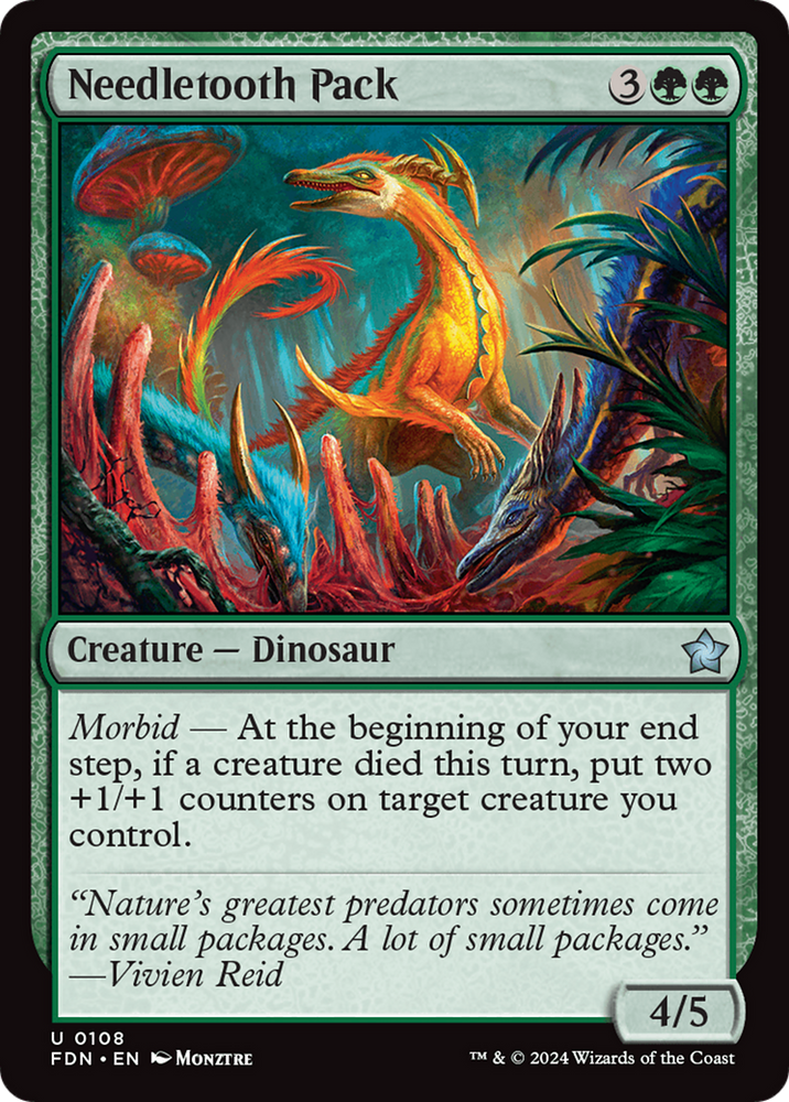 Needletooth Pack [Foundations] Magic: The Gathering