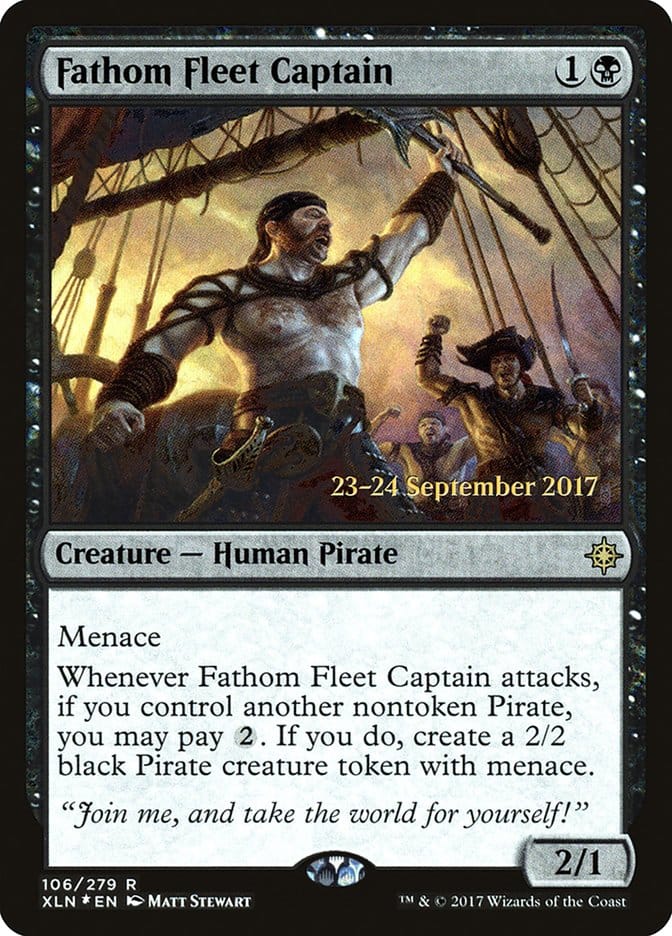 Fathom Fleet Captain [Ixalan Prerelease Promos] Magic: The Gathering