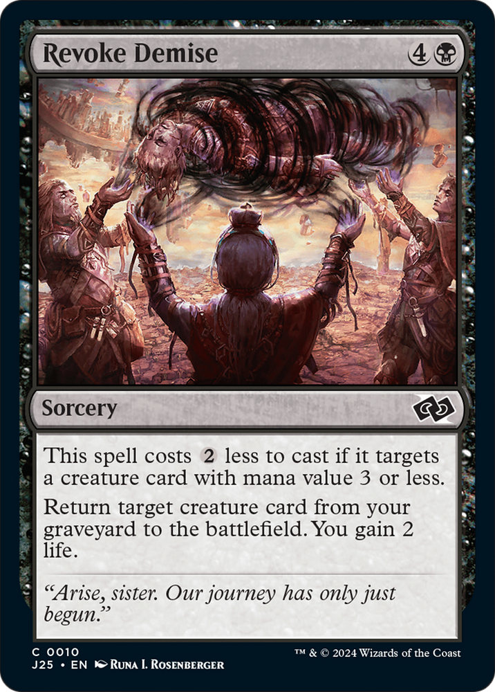 Revoke Demise [Foundations Jumpstart] Magic: The Gathering