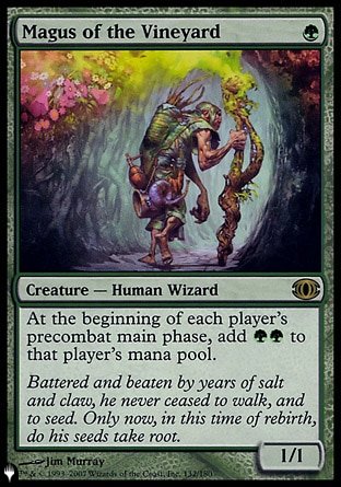 Magus of the Vineyard [The List] Magic: The Gathering