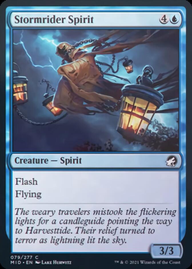 Stormrider Spirit [Innistrad: Midnight Hunt] Magic: The Gathering