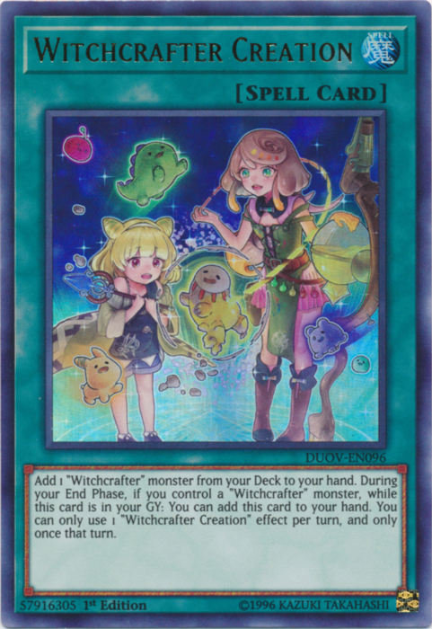 Witchcrafter Creation [DUOV-EN096] Ultra Rare - Yugioh Cards For Your TCG Needs!