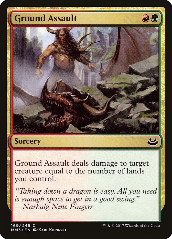 Ground Assault [Modern Masters 2017] Magic: The Gathering