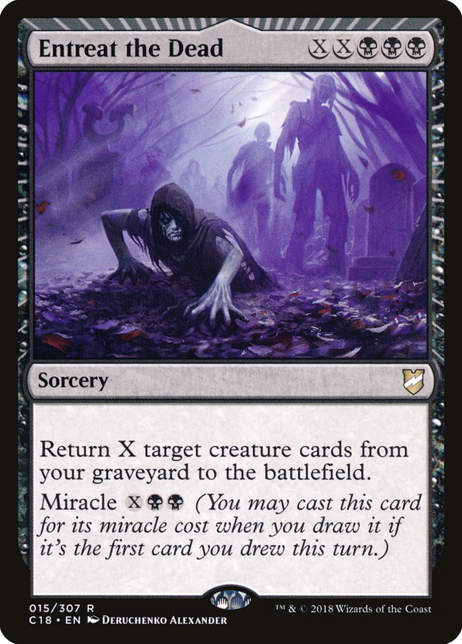 Entreat the Dead [Commander 2018] Magic: The Gathering