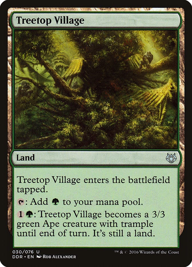 Treetop Village [Duel Decks: Nissa vs. Ob Nixilis] Magic: The Gathering