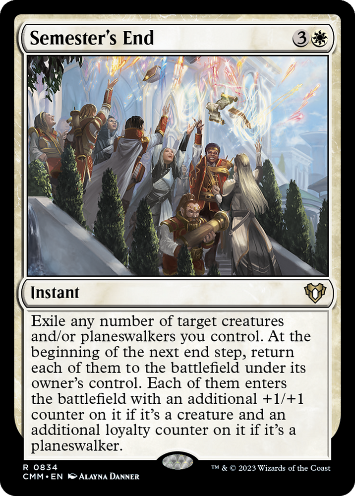 Semester's End [Commander Masters] Magic: The Gathering