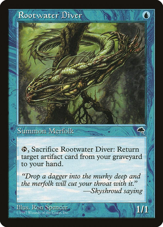 Rootwater Diver [Tempest] Magic: The Gathering