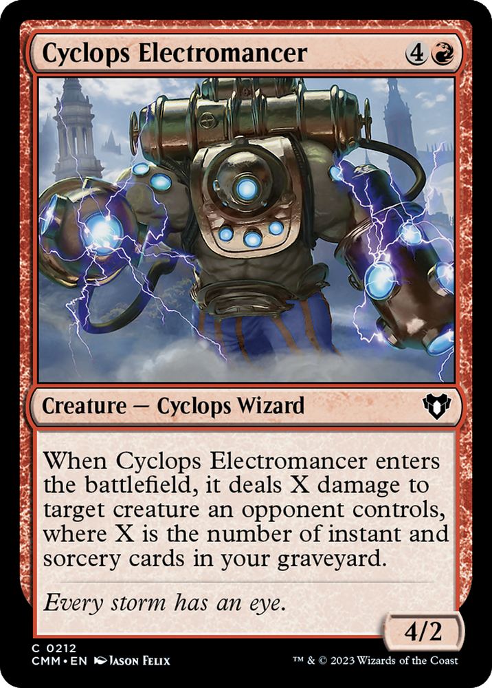 Cyclops Electromancer [Commander Masters] Magic: The Gathering