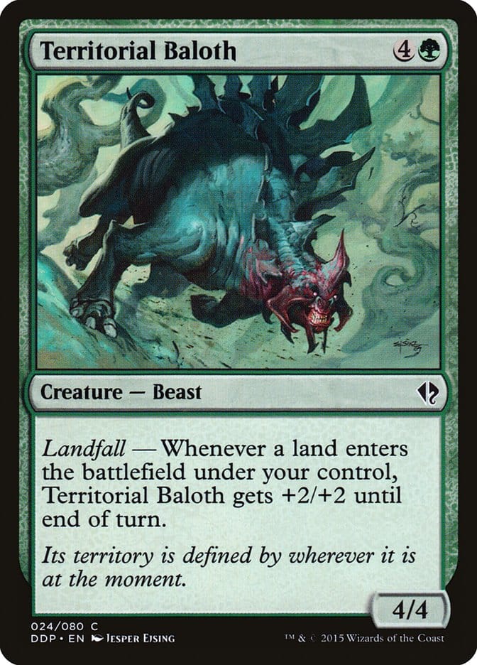 Territorial Baloth [Duel Decks: Zendikar vs. Eldrazi] Magic: The Gathering