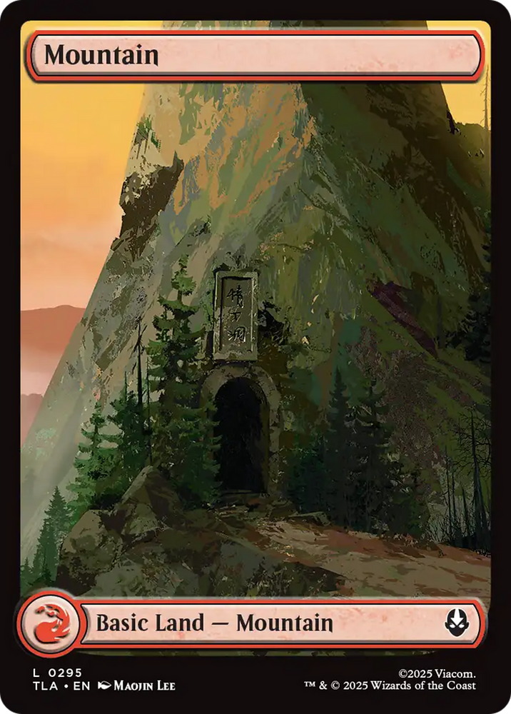 Mountain (0295) [Avatar: The Last Airbender] Magic: The Gathering