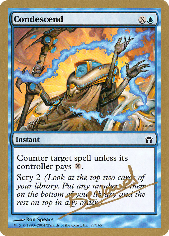 Condescend (Manuel Bevand) [World Championship Decks 2004] Magic: The Gathering