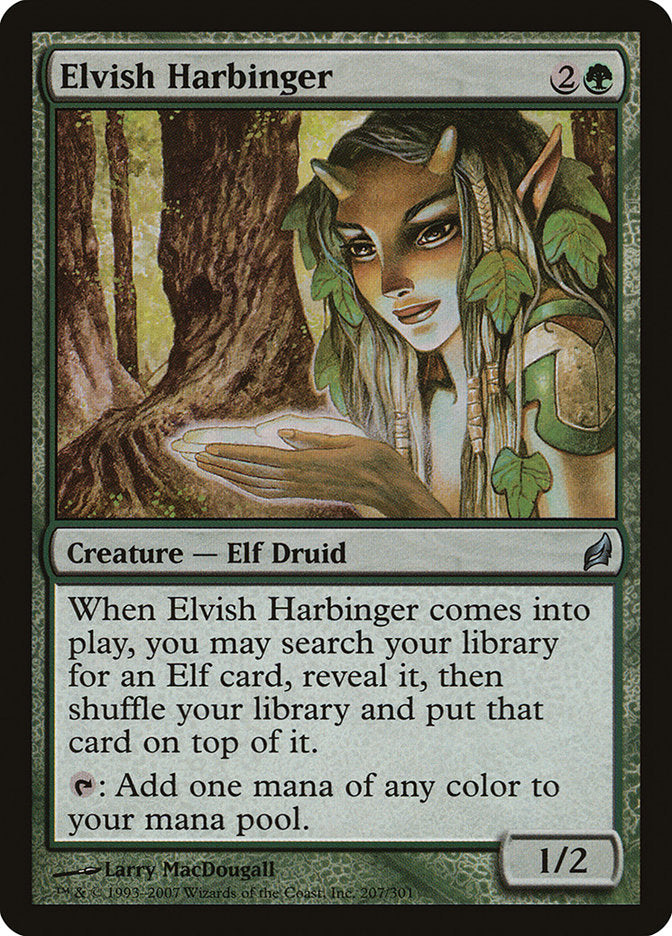 Elvish Harbinger [Lorwyn] Magic: The Gathering