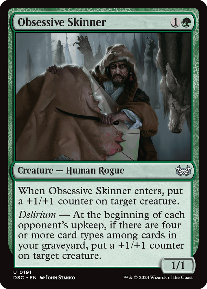 Obsessive Skinner [Duskmourn: House of Horror Commander] Magic: The Gathering