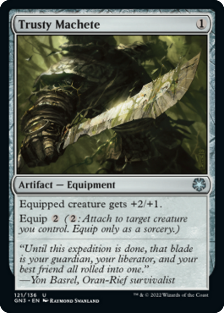 Trusty Machete [Game Night: Free-for-All] Magic: The Gathering