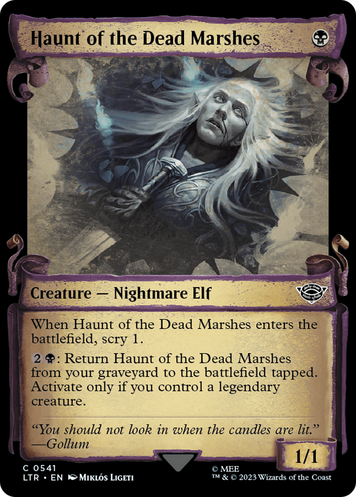 Haunt of the Dead Marshes [The Lord of the Rings: Tales of Middle-Earth Showcase Scrolls] Magic: The Gathering