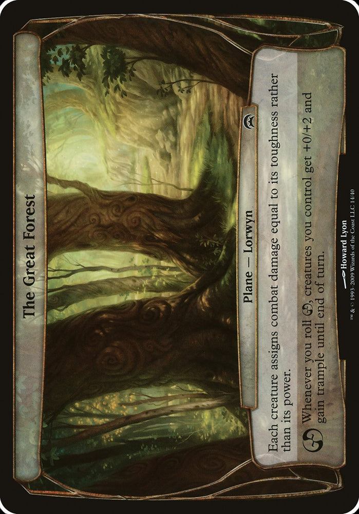 The Great Forest (Planes) [Planechase Planes] Magic: The Gathering