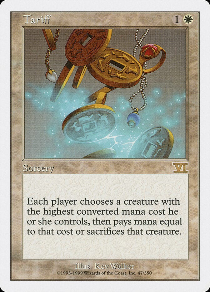 Tariff [Classic Sixth Edition] Magic: The Gathering