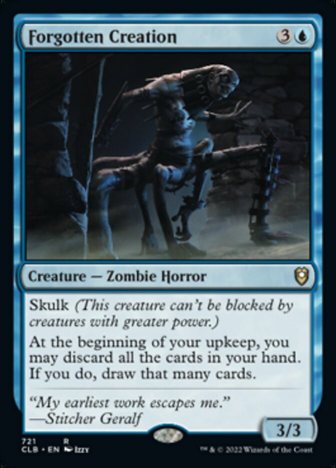 Forgotten Creation [Commander Legends: Battle for Baldur's Gate] Magic: The Gathering