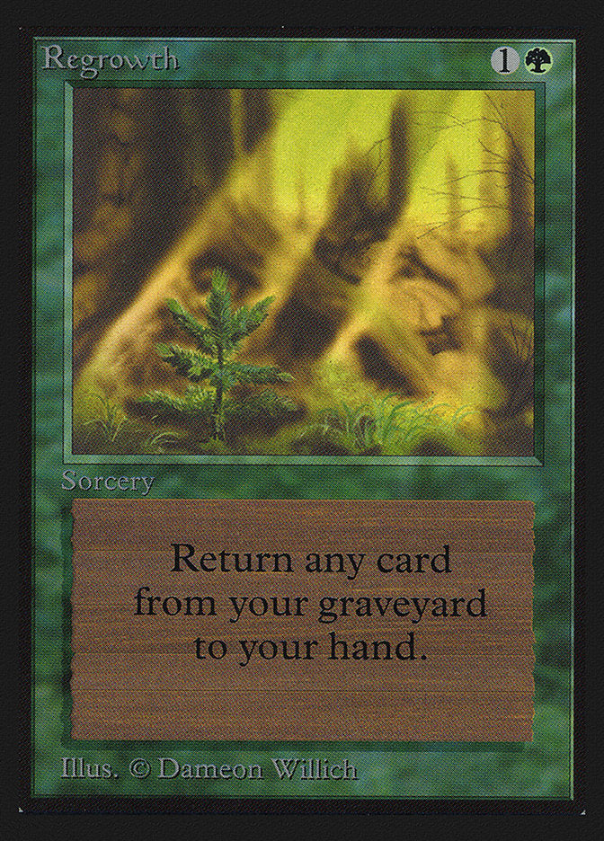 Regrowth [International Collectors' Edition] Magic: The Gathering