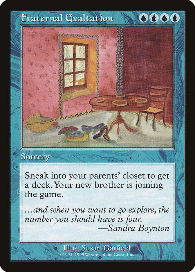Fraternal Exaltation [Celebration Cards] Magic: The Gathering