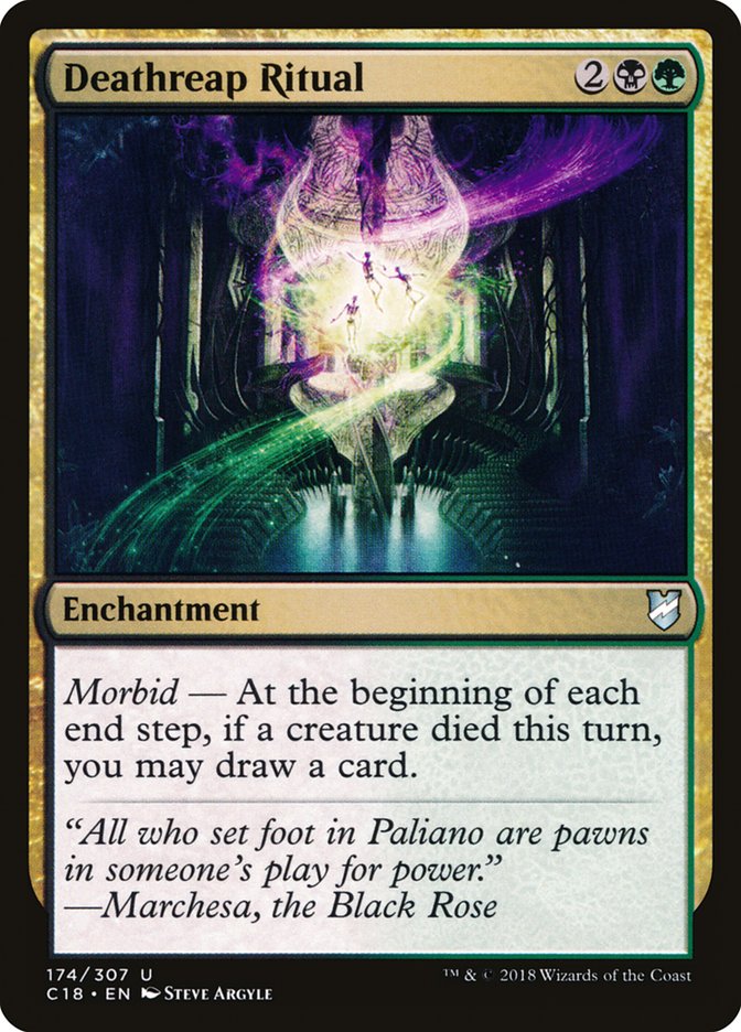 Deathreap Ritual [Commander 2018] Magic: The Gathering