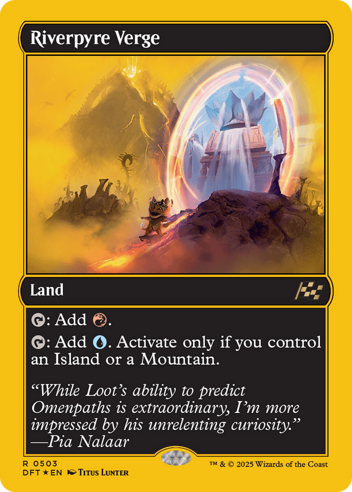 Riverpyre Verge (First-Place Foil) [Aetherdrift] Magic: The Gathering