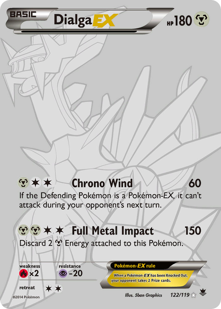 Dialga EX (122/119) [XY: Phantom Forces] Pokémon