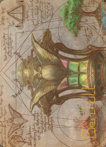 Chromatic Lantern Art Card (Gold-Stamped Signature) [The Brothers' War Art Series] Magic: The Gathering