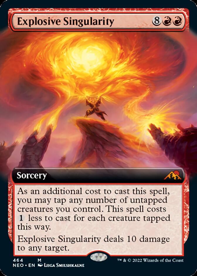 Explosive Singularity (Extended Art) [Kamigawa: Neon Dynasty] Magic: The Gathering