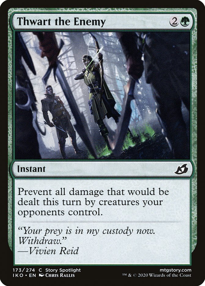 Thwart the Enemy [Ikoria: Lair of Behemoths] Magic: The Gathering