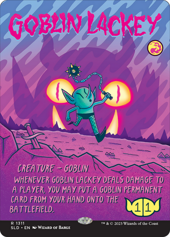 Goblin Lackey (1311) (Rainbow Foil) [Secret Lair Drop Series] Magic: The Gathering