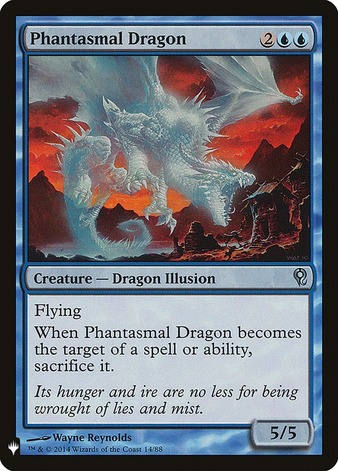 Phantasmal Dragon [Mystery Booster] Magic: The Gathering
