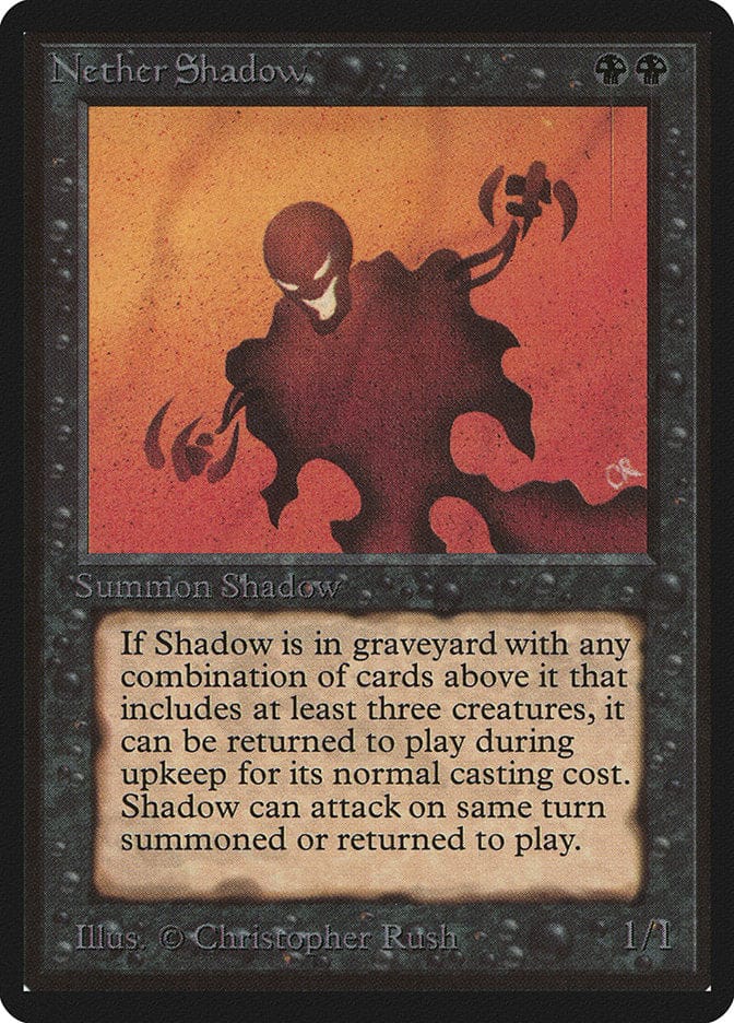 Nether Shadow [Beta Edition] Magic: The Gathering